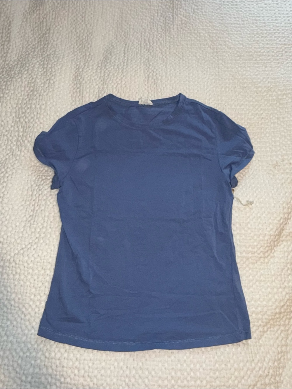 Women's Short Sleeve Crewneck Tee in Medium Blue